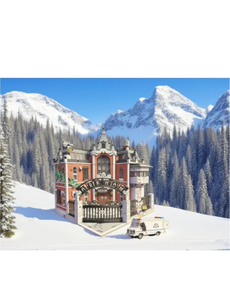 

2953 Набор Particle Hero Series Arkham Asylum, подарок на Хэллоуин, рождественский подарок, подарок на день рождения