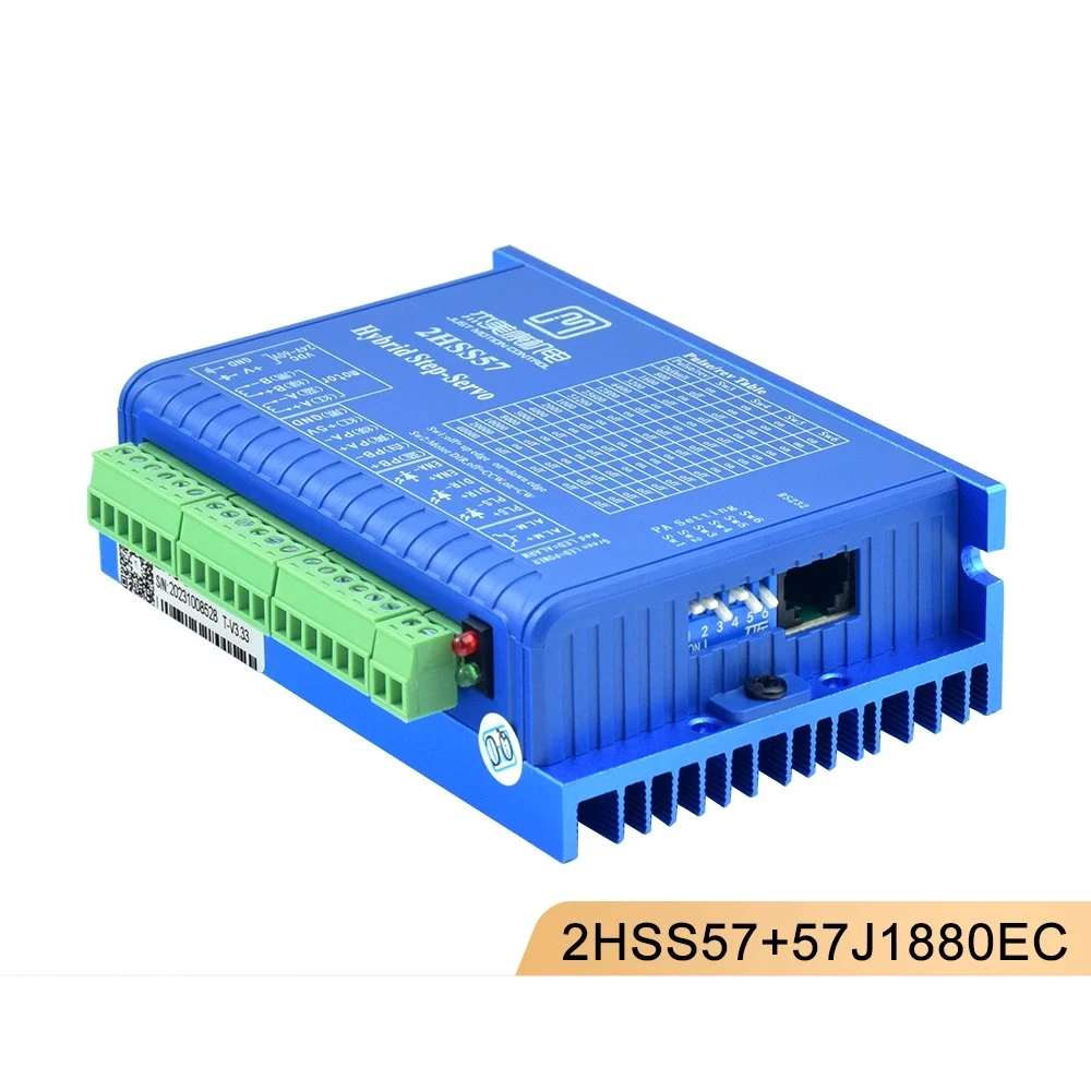 JMC Nema23 Hybrid Closed Loop Motor and Driver 2.2Nm 2000rpm Stepper Motor 5A Shaft Dia.8mm 2HSS57+57J1880EC for CNC Automation