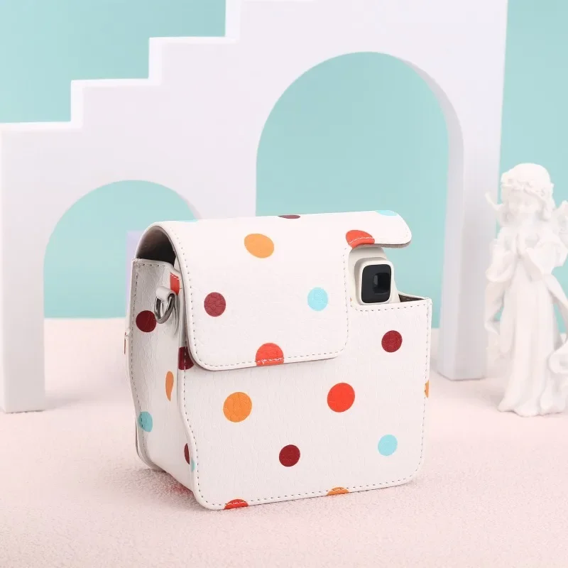 

with Shoulder Strap Instant Camera Case Travel Anti Scratch Protective Cover Soft Shockproof for Fujifilm Instax mini SE/7+