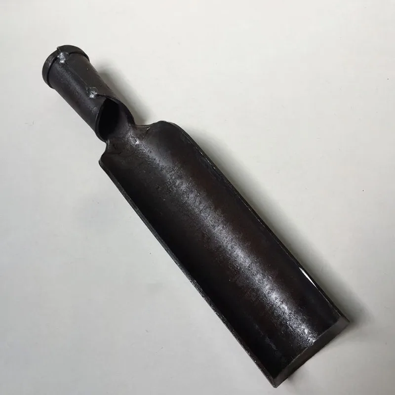 Carbon Steel Forged Half-Circle-Mouthed Shovel for Digging Round Holes—Straight Shovel for Agricultural Piling and Digging