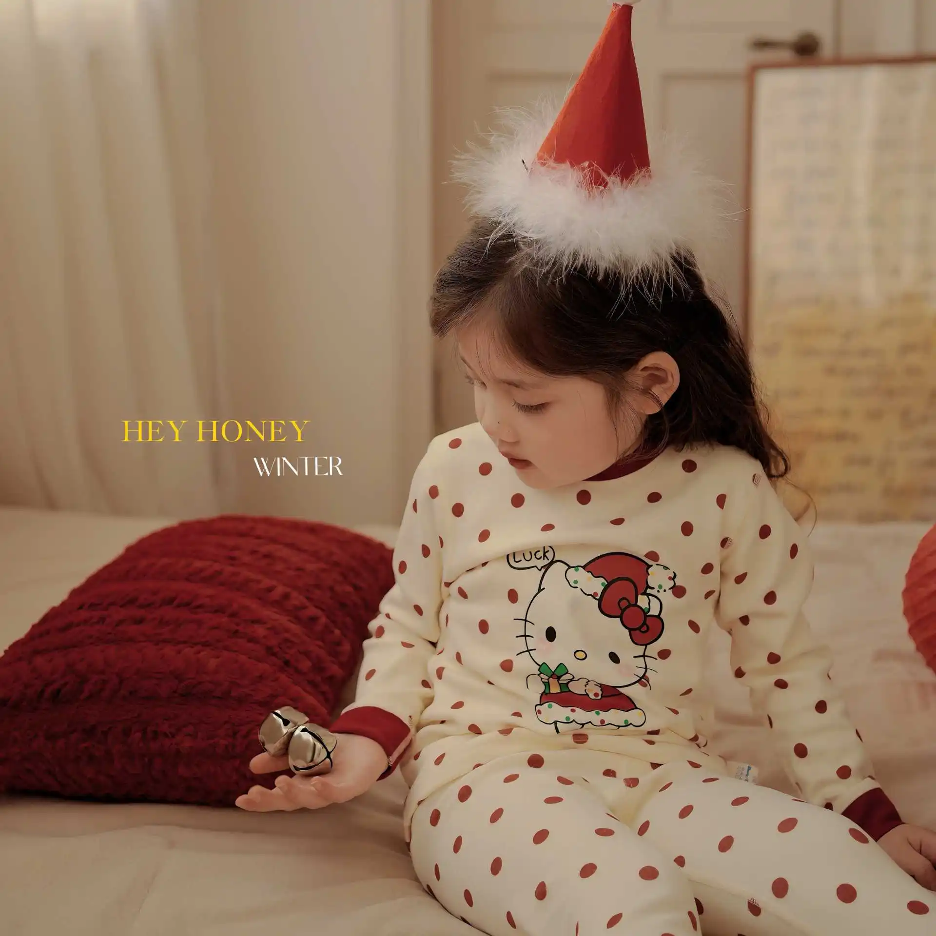 

Sanrio Girl Cute Pajamas Hello Kitty New Summer Models Kuromi Cartoon Fashion Sweet Leisure Home Clothing