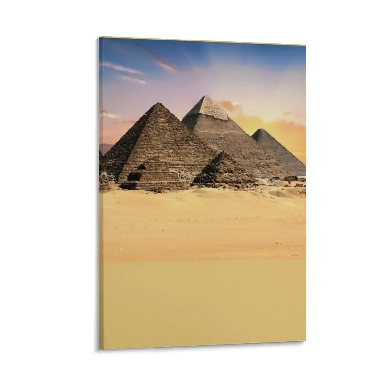 

Great Pyramid of Giza Great Sphinx Egyptian pharaoh pyramids Cairo Nile2 Canvas Painting decorative wall poster