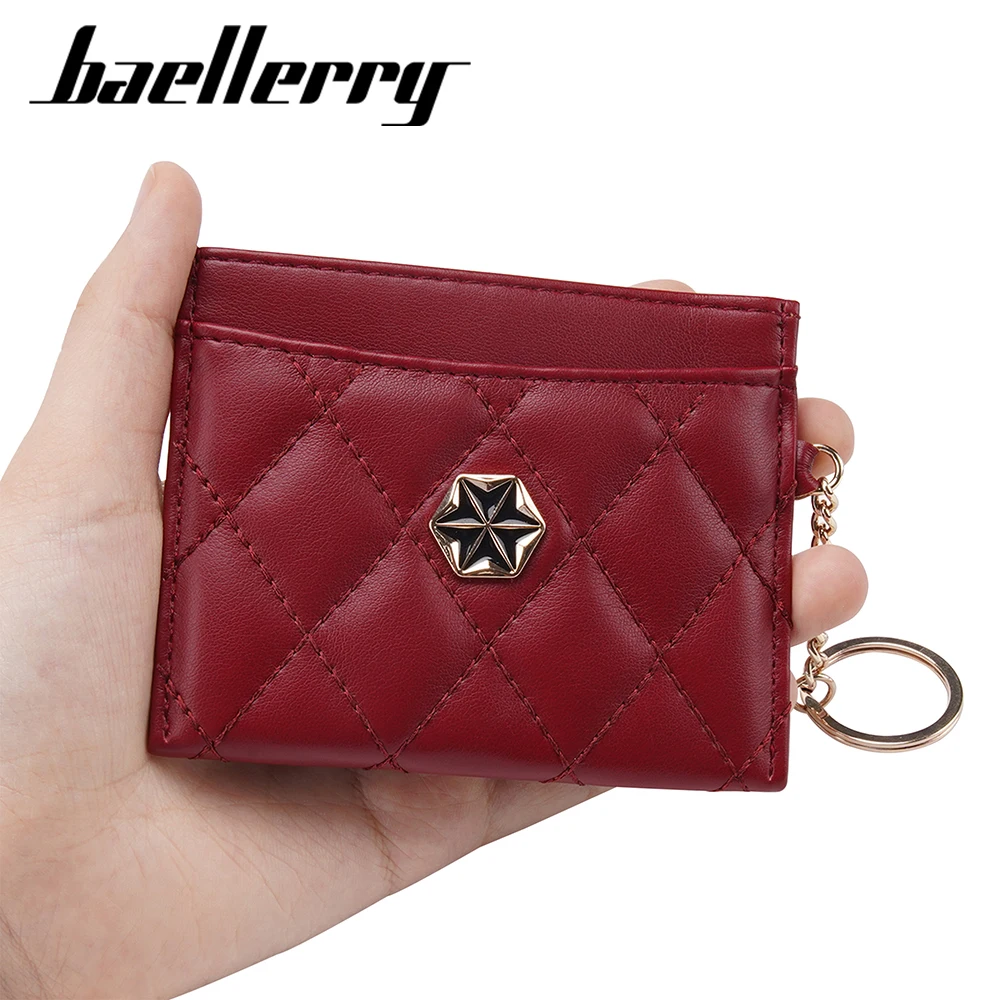 New Short Women Card Bag Wallets Mini Slim Credit Card Holder Simple Female Purse Luxury Brand Card Clips Women's Wallet