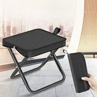 Camping folding bench. Outdoor bench . Portable folding chair seat. Travel chair. For camping, fishing, outdoor travel