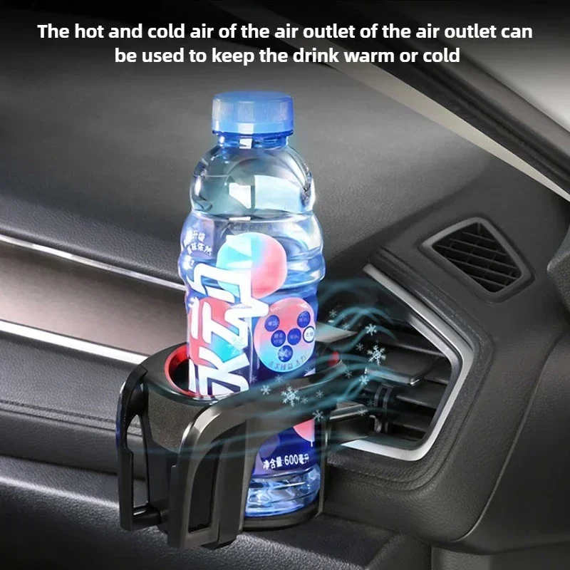 

Car Cup Holder Air Vent Outlet Drink Coffee Bottle Holder Can Mounts Holders Beverage Ashtray Mount Stand Universal Accessories