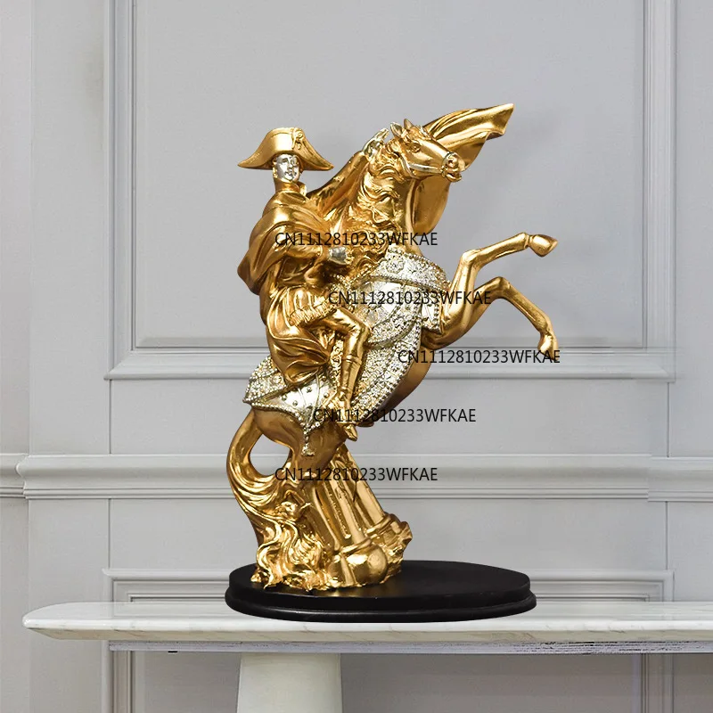 Nordic figure sculpture knight home living room decoration office bookcase resin handicraft ornament
