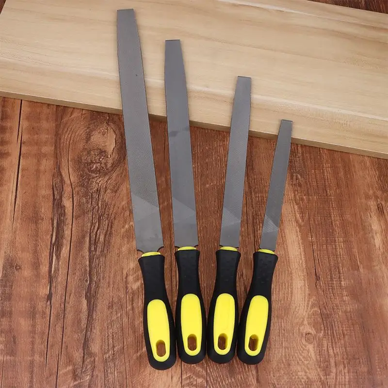 NEW 6/8/10/12 Inch High Carbon Steel Flat File Durable Sharp Files For Stone Glass Metal Sanding Tool Woodworking Hand Tools