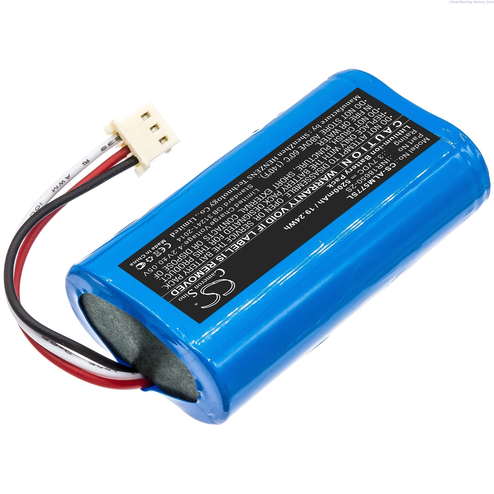 Cameron Sino 3.7V 5200mAh Speaker Battery INR18650-2S for Altec Lansing iMW577, iMW577-AB +TOOL