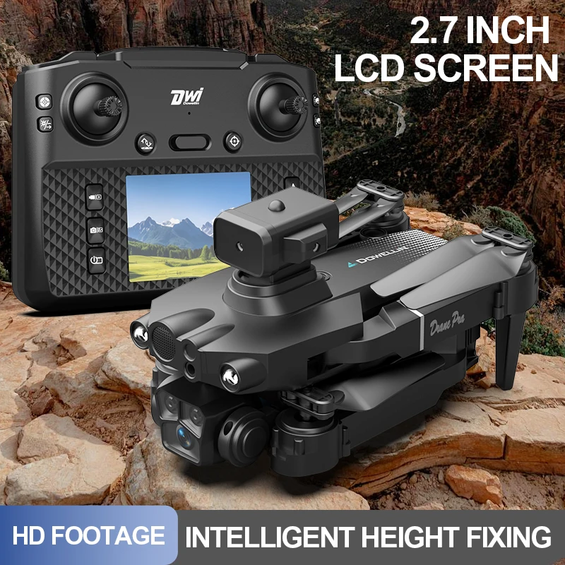 โดรน DWI D22 8K FPV RC พร้อมกล้อง WIFI HD มอเตอร์ไร้แปรงพับได้ Quadcopter รักษาระดับความสูง หลบหลีกสิ่งกีดขวาง ของขวัญ ของเล่น