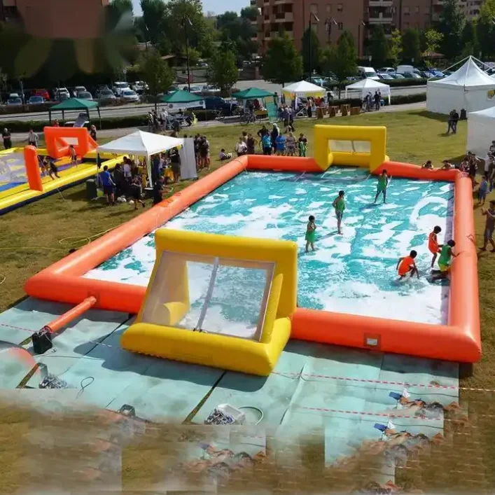 

Custom Size Big Beach Water Polo Sport Game Floating Inflatable Water Polo Field