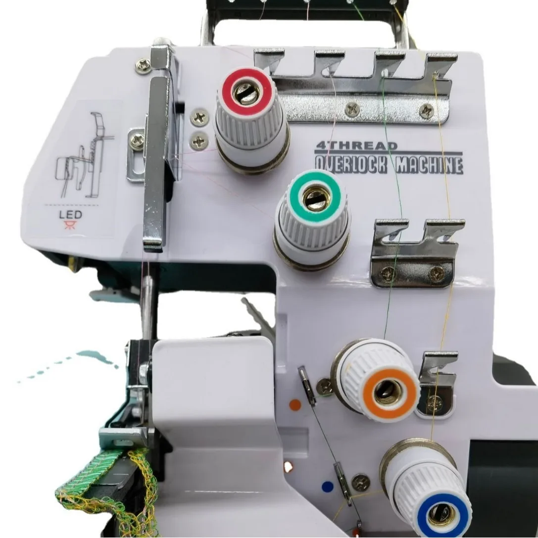 Household oversewing machine, edge wrapping machine, small household oversewing machine