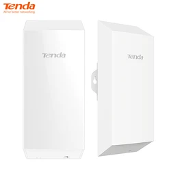 1 Pair TENDA O1-2.4G RANGE EXTENTER ANTENNA RIPETITORE WIFI 2.4Ghz INTERNET LUNGA DISTANZA 1KM POINT TO POINT OUTDOOR CPE