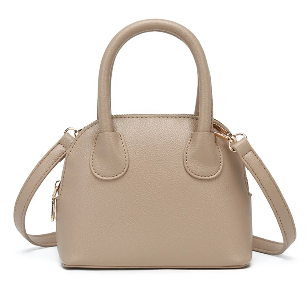 

PU Women Shoulder Bag Portable Large Capacity Ladies Crossbody Bag Handbag Korean Style Mini Shell Travel Bag Student