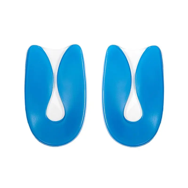 PU Insoles Heel Cushion Half InSoles Relieve Foot Pain Plantar Fasciitis Protectors Support Shoe Pad Feet Care Inserts
