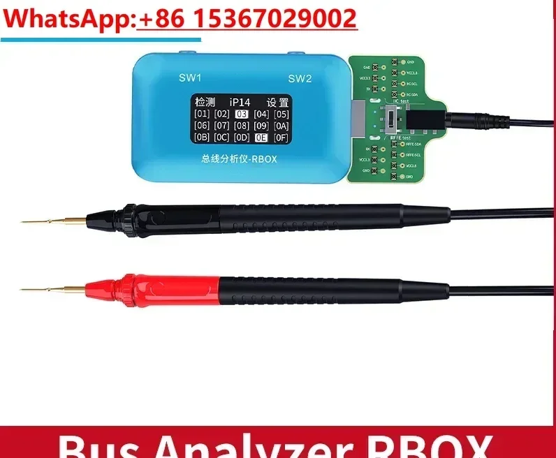 

JC JCID RBOX Bus Analyzer For iPhone Android Quick Positioning Motherboard Signal Partial Faults Detection Repair Tool