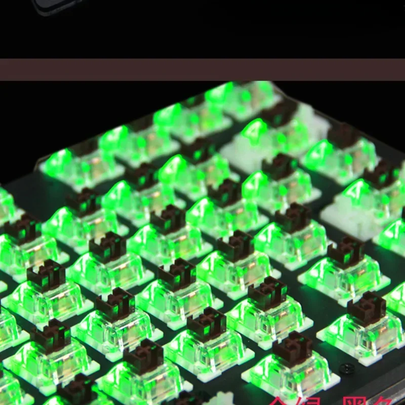 Imagem -05 - Mifuny Kit de Teclado Mecânico com Fio tipo Dividido 78 Teclas Retroiluminação Rgb Ergonomia Macro Programável Personalizado Teclado para Jogos de Escritório