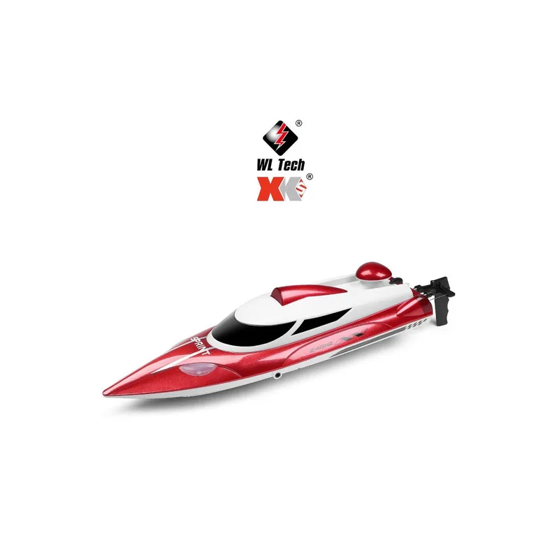 Weili Wl918 Grensoverschrijdende hoge snelheid afstandsbediening Schip Draadloos Snelle boot Kleurrijke nachtnavigatielicht Elektrisch speelgoed Rc-schip