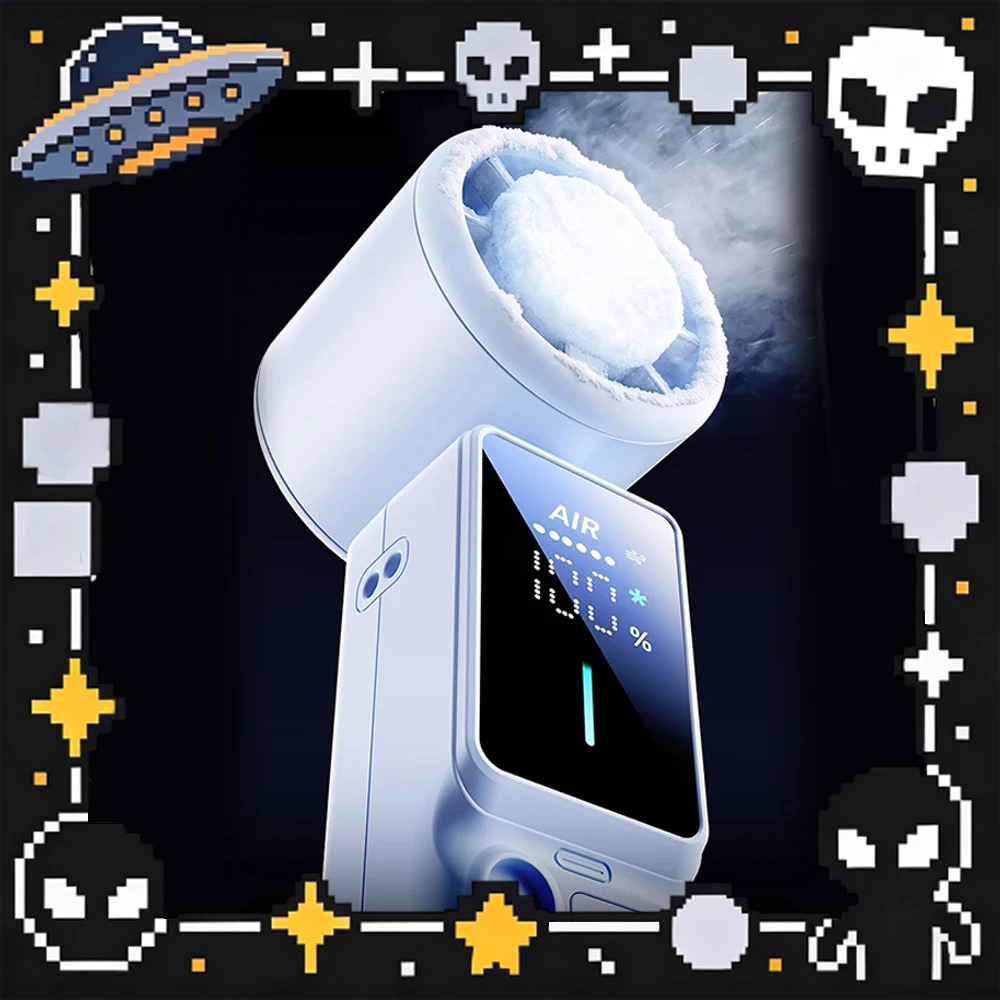 

Cafele SS039 Handheld Electric Fan Ultra High Speed Double Motor Handheld Electric Small Fan Reduce Noise Light Weight For Gifts