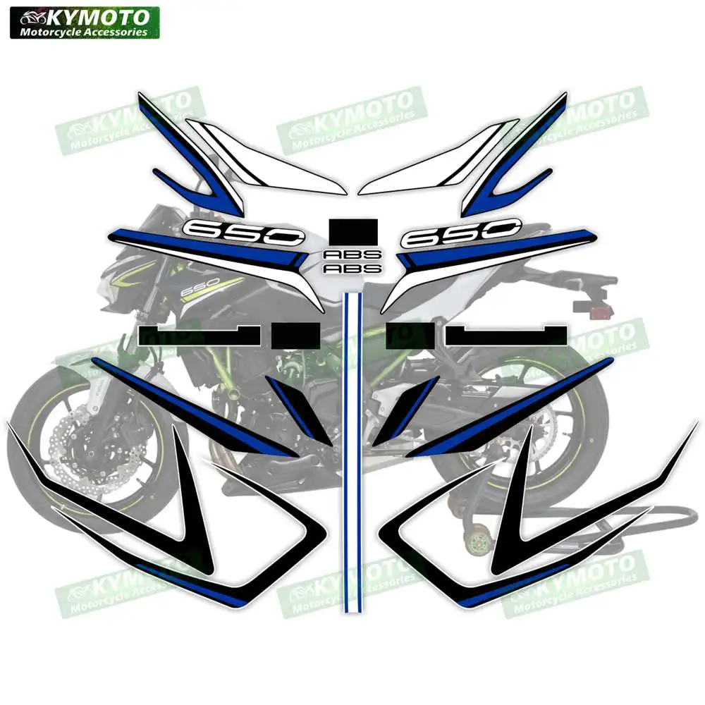 For Z650 ER650 Z 650 ER 650 motorcycle accessories stickers fairing decals modified full vehicle protection kit decoration 5
