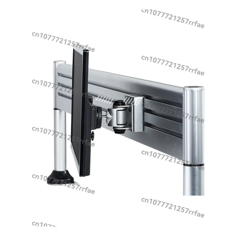 Desktop profile aluminum alloy back hanging quick clip screen aluminum alloy computer monitor bracket