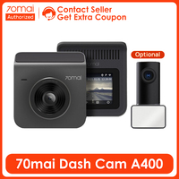 70mai A400 Dash Cam Reimagined DVR 1440P HD Dual Loop Recording Night Vision 70mai A400 24H Parking Mode App Control