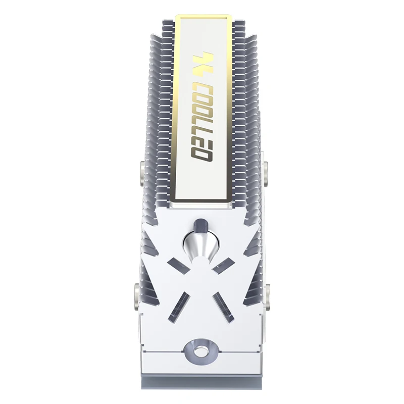 COOLLEO HR-09 M.2 2280 SSD 방열판 완전 전기도금 리플로우 용접 AGHP HeatPipe 2280 NVMe SSD 쿨러