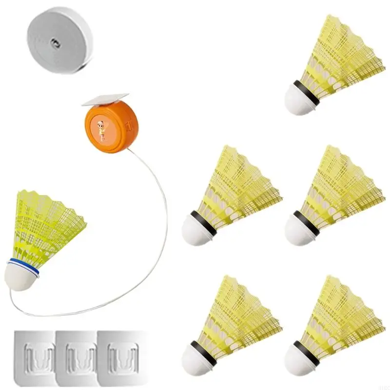 31KC Badminton Single-Player Trainer Badminton Rebounds Device Training Tool