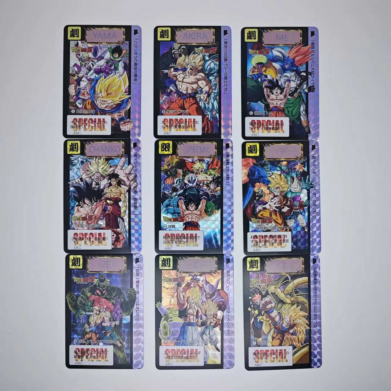 DIY Dragon Ball Goku Vegeta Z GT Super Saiyan Heroes Battle Card Ultra Instinct Game Collection Cards Toy Card Gift