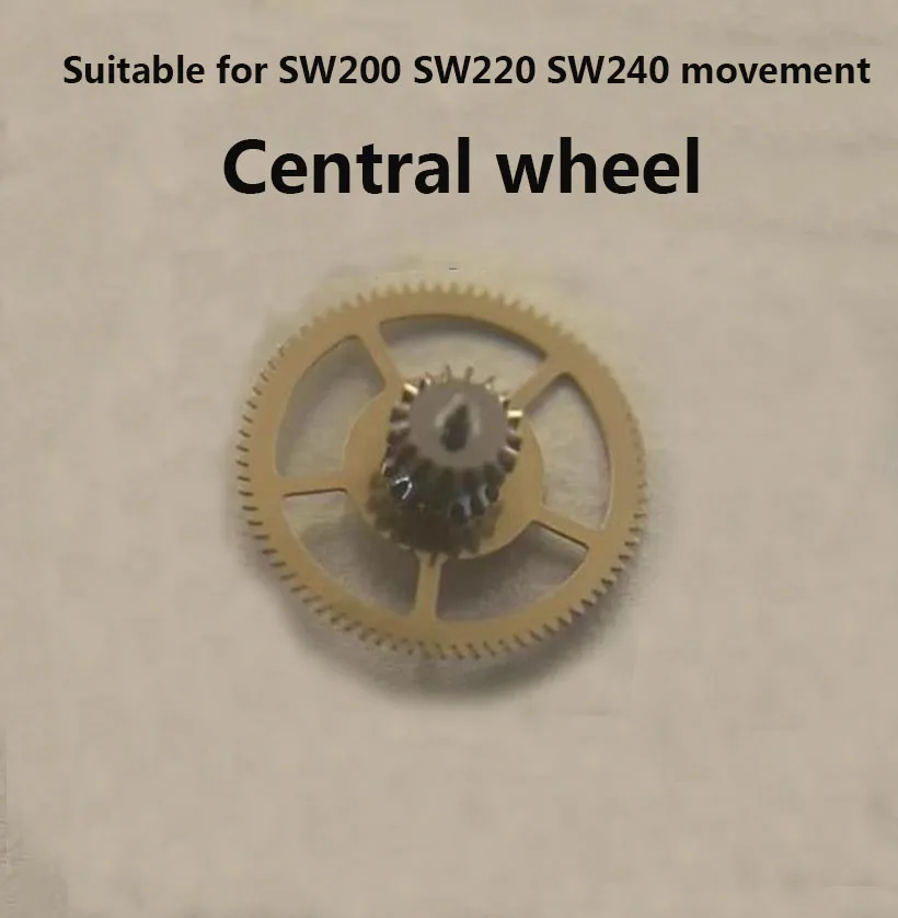 Watch Accessories Suitable For Swiss SW200 SW220 SW240 Movement Original Center Wheel  Two Wheels Number 201 Movement Parts