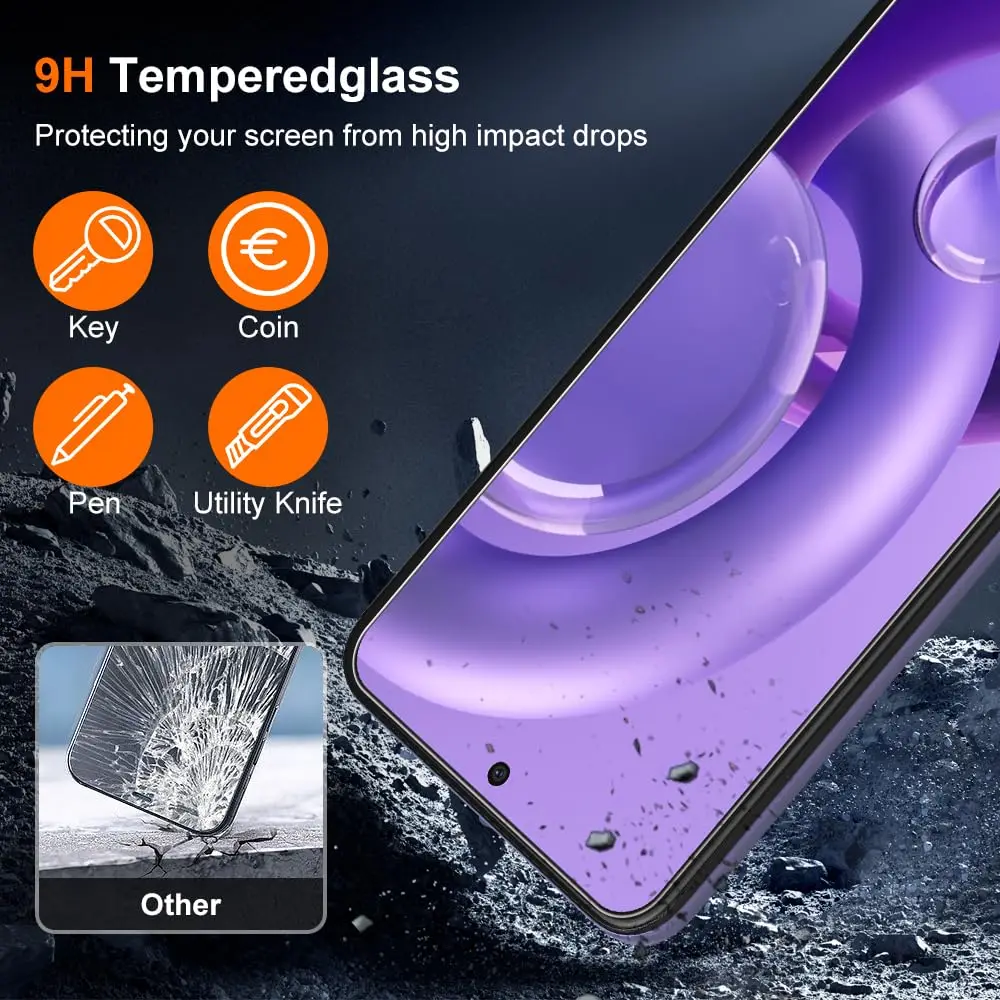 Screen Protector For Motorola Edge 30 Neo 6.28 inch Tempered Glass HD Crystal mica 9H Anti Scratch Case Friendly High Aluminum