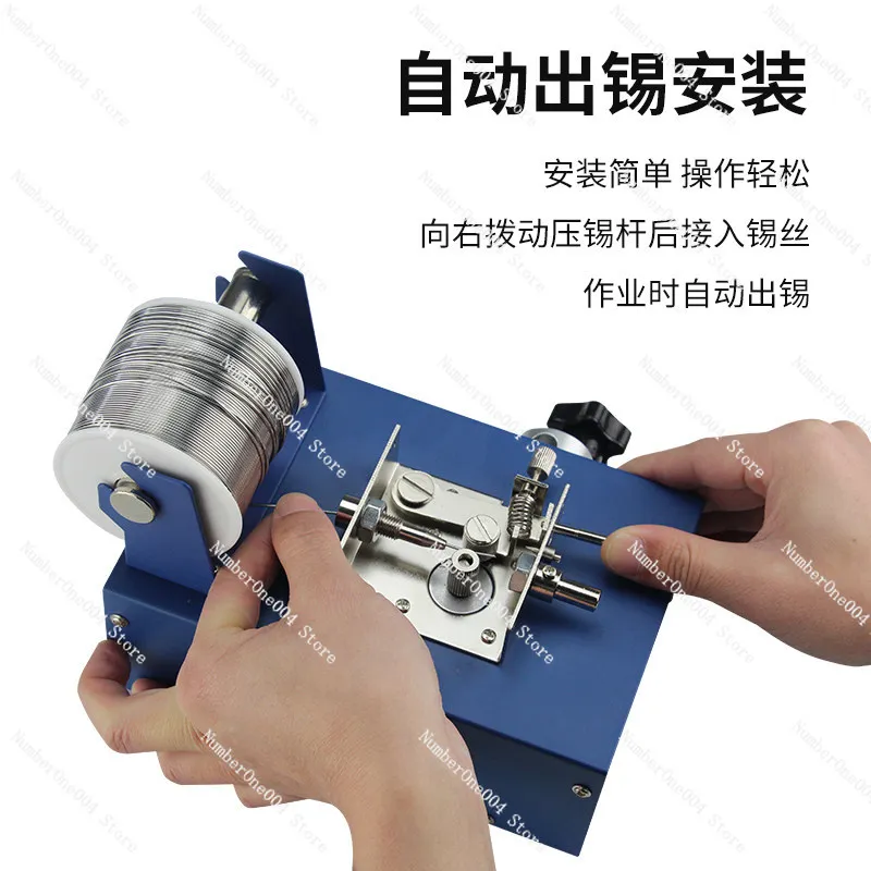 Automatic Soldering Feeder Machine Tin Dispenser Soldering Iron Station with Foot Pedal Control