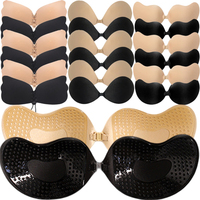 Invisible Nude Bra Push Up Chest Paste Sexy Breast Pasty Invisible Mango Silicone Chest Sticker For Women Wedding DropShip