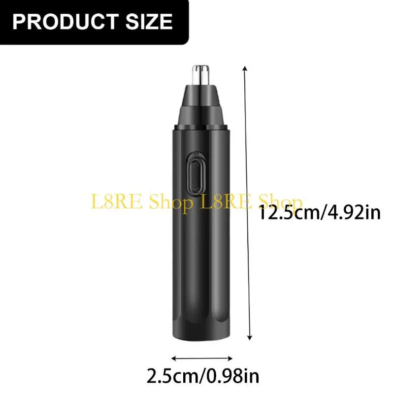 L8RE Plastic Electric Nose Hair Trimmer Rechargeable Electric Eyebrow Trimmer