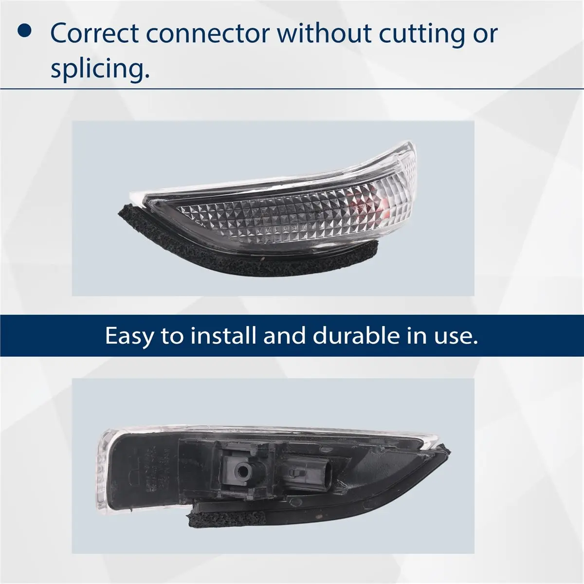 #63L 8173052100 Front Right Rearview Side Mirror Turn Signal Light,81730-52100,(ABS+PC)