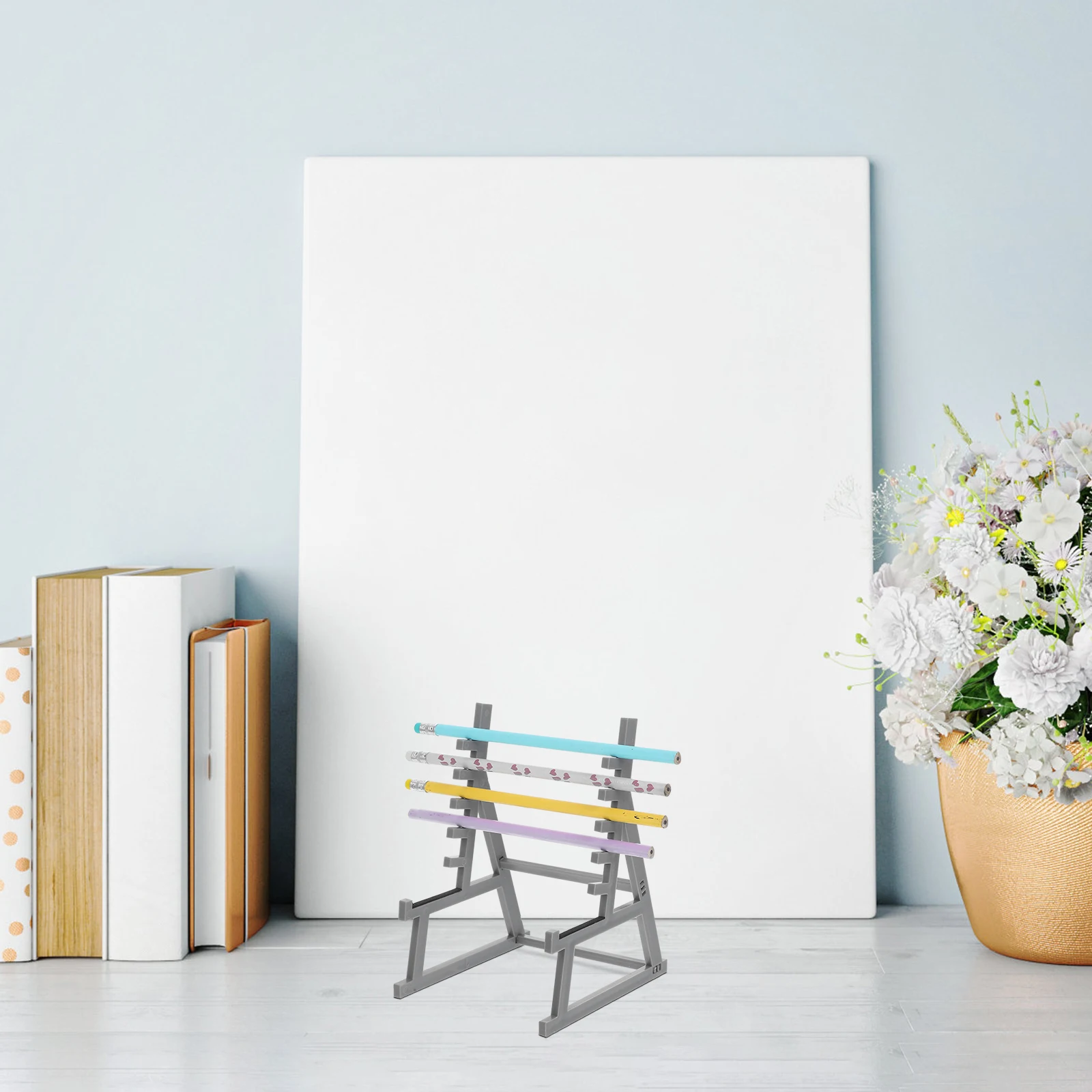 

Compact Desk Pen Holder Cute Unique Mini Organizer Multifunctional Pen Pencil Stand Office Decor Men Gift Office Decor for Men