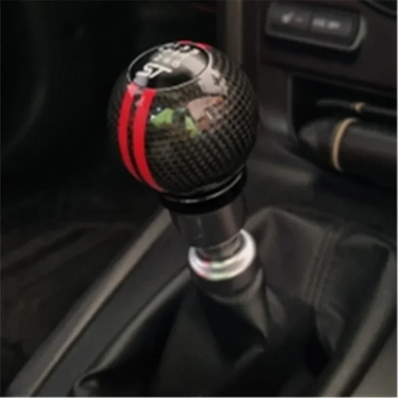 NEW Styling 6 Speed Manual Car Racing Real Carbon Fiber Gear Shift Knob For Ford Focus ST RS Fiesta ST Handball