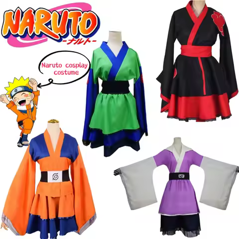 Naruto Uzumaki Naruto Uchiha Sasuke Hatake Kakashi cosplay Costume Creative High-value Anime Girl Comic-Con Costume Props Gift