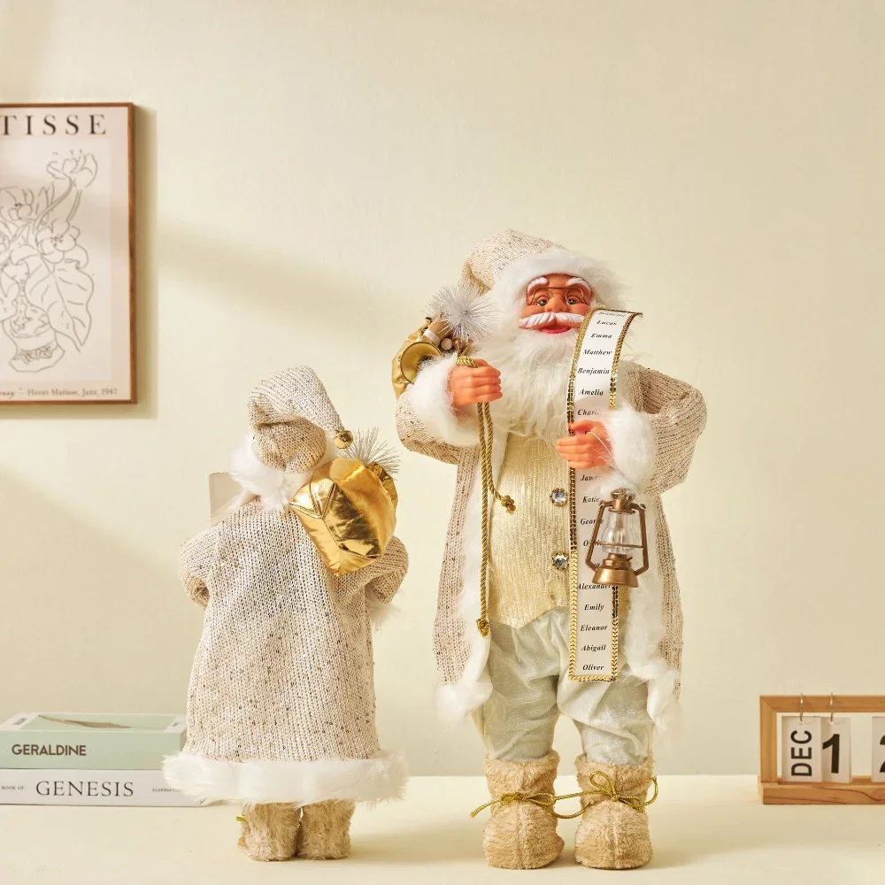 Creative 30/45cm Big Santa Claus Doll Christmas Doll New Year 2027 Gift Merry Christmas Decorations for Home Ornaments Natal Nav