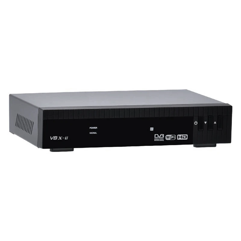 V8X-II V8X2Satellite DVB-S/S2/S2X 1080P 265 Ethernet 2.4GWifi intégré-PowerVu DRE CCAM M3U CA Solt(US)-ELEC