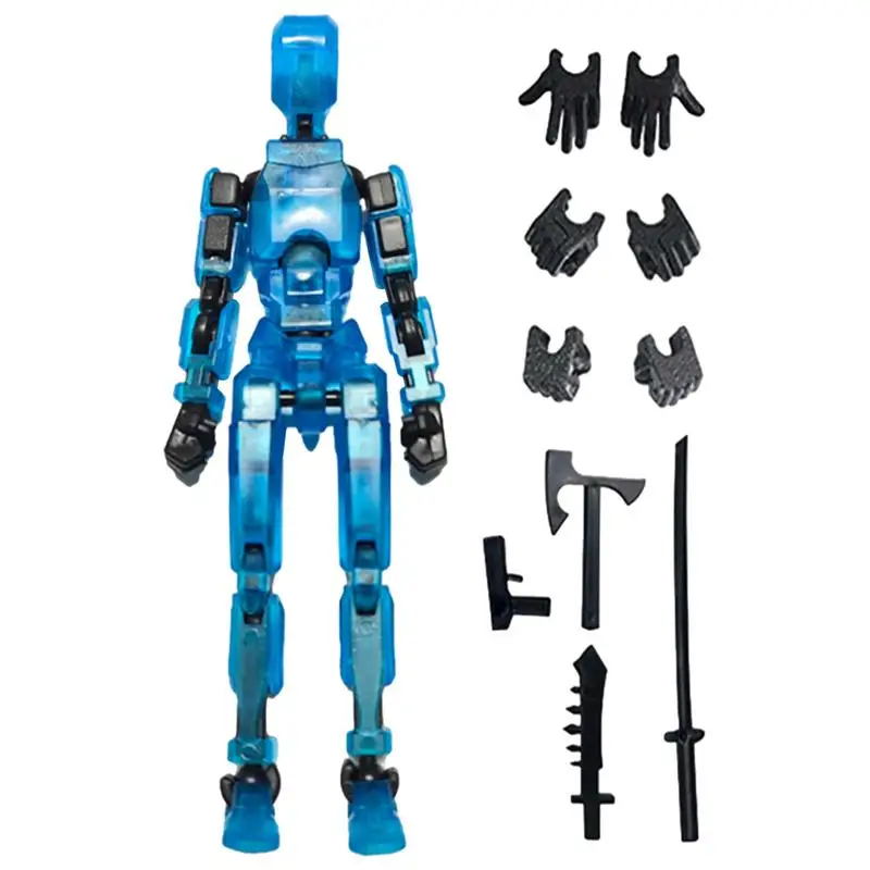 Multi-jointed Action Figures Decorative Collectible Multi-articular Figures Glowing Articulated & Decorative Collectible Posable