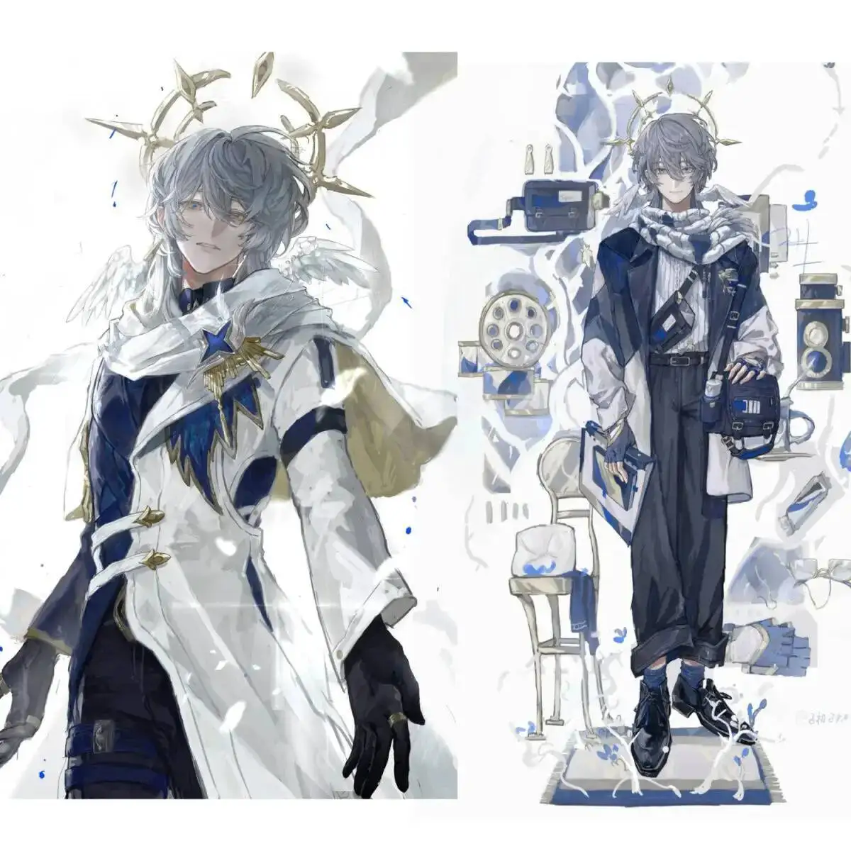 لعبة أنيمي هونكاي: ستار ريل الأحد أنيمي الشكل الاكريليك حامل نموذج لوحة مكتب ديكور الدائمة علامة مراوح سطح المكتب