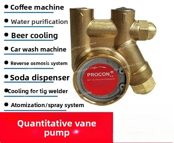 New type coffee machine water cutting and cooling pump for pressurization