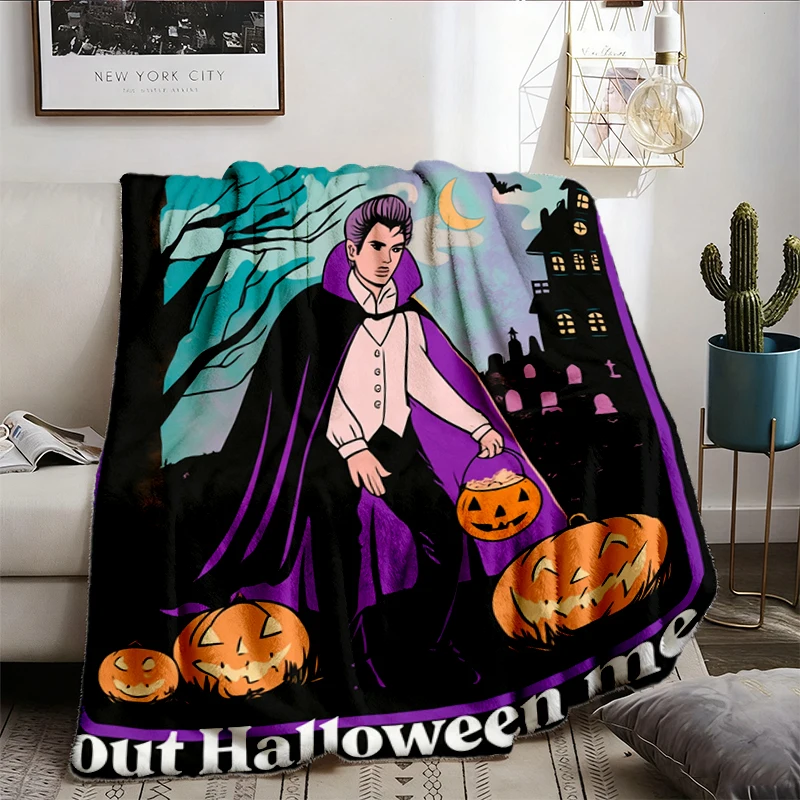 Halloween vampire Parody Unisex Flannel Blanket