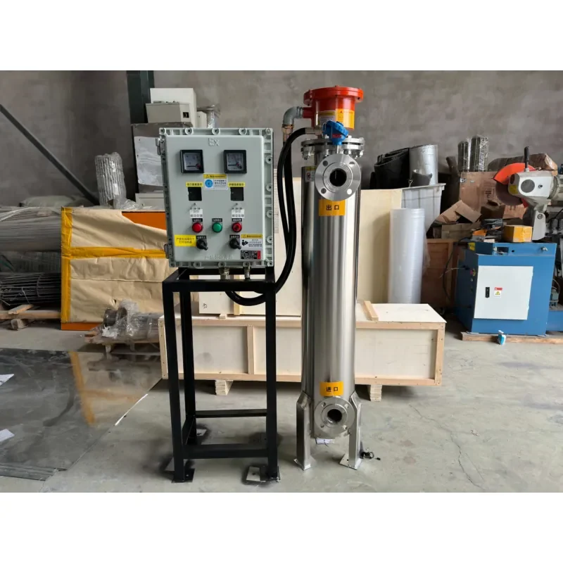 Industrial Electric Liquid Pipeline Heater Stainless Steel Energy Saving High-Temperature for Petrochemical Industry