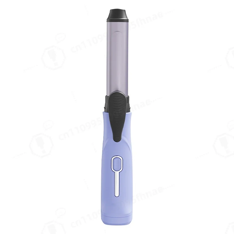 Korean Big Barrel Hair Curler Wireless Rechargeable Tourmaline Ceramic Long Lasting Hold For Salon Use Gentle Voluminous Curls