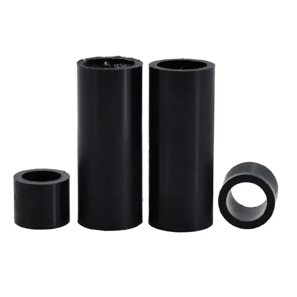 10Pcs/Pack New Non-Threaded ABS Spacer PCB Board Support M3-M10 Hollow Standoff Round Black Nylon Washer