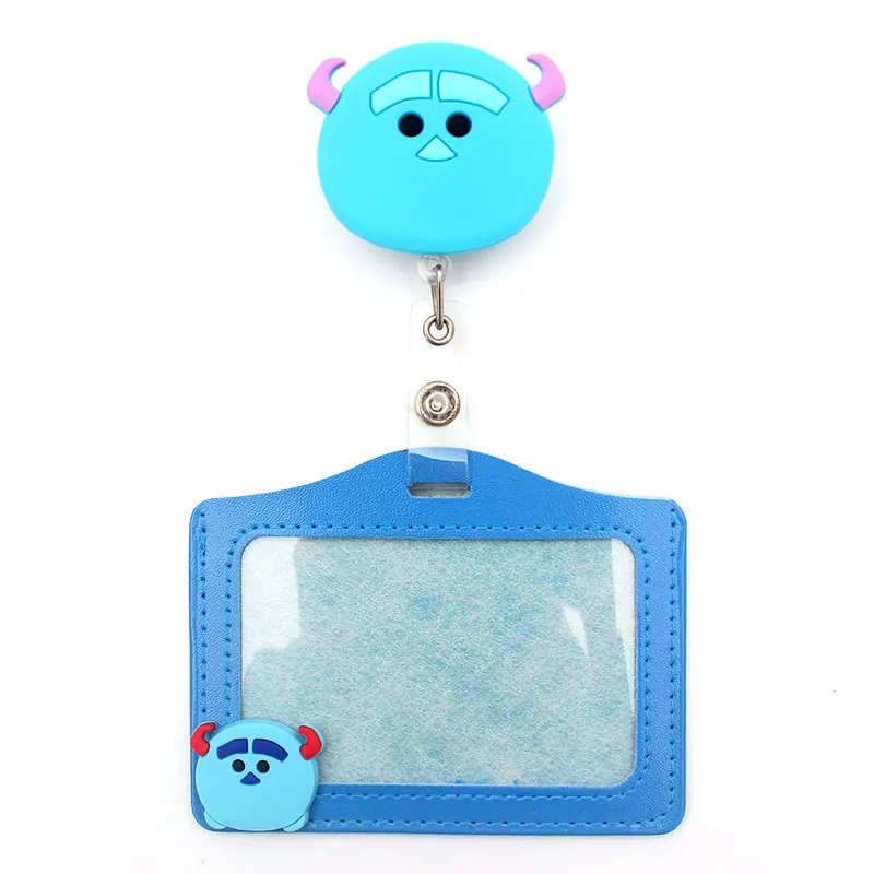 Creative Cartoon Big Stitch Retractable Badge Reel Nurse & Doctor Card Holder Office & Hospital Boy & Girl Name Card