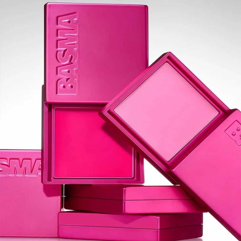 1,2 g Probengröße Fuchsia Rouge Paste Frauen Mehrzweck Rouge Schlamm Lidschatten Mattes Pulver Rouge Lippenglasur Basma Make-up