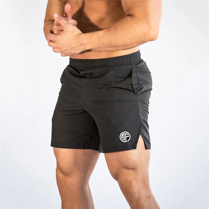 Summer Breathable Running Shorts Gym Jogging Exercise Shorts Mens Sports Fitness Quick-drying Multiple Pockets Men's Sweatpants