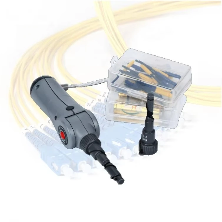 EDV-838 one click 2.5mm sc fc cleaner 1.25mm lc fiber optic cleaner fc sc st fiber multiport stick fiber optic cleaner